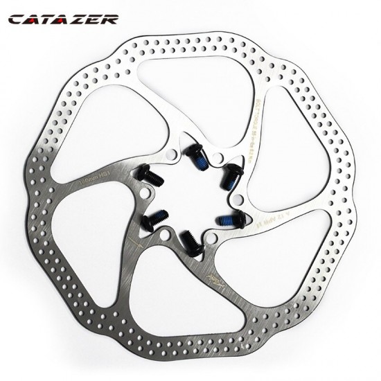 Catazer Bicycle Rotor 160mm/180mm Disc BrakeRotors Incl Screw for AVID HS1
