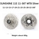 11Speed Freewheel MTB Mountain Bike Cassette 11-36T/11-40T/11-42T/11-46T/11-50T/11-52T