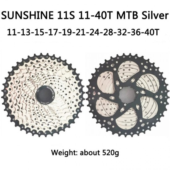 11Speed Freewheel MTB Mountain Bike Cassette 11-36T/11-40T/11-42T/11-46T/11-50T/11-52T