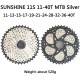 11Speed Freewheel MTB Mountain Bike Cassette 11-36T/11-40T/11-42T/11-46T/11-50T/11-52T