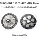 11Speed Freewheel MTB Mountain Bike Cassette 11-36T/11-40T/11-42T/11-46T/11-50T/11-52T