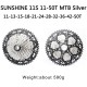 11Speed Freewheel MTB Mountain Bike Cassette 11-36T/11-40T/11-42T/11-46T/11-50T/11-52T
