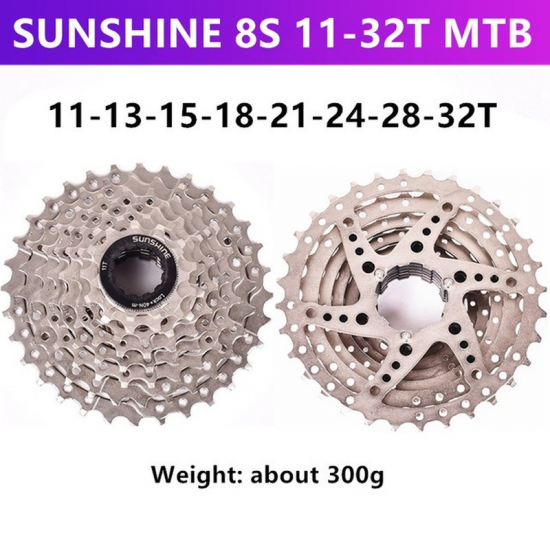 8Speed Freewheel MTB Mountain Bike  Cassette 11-32T/11-36T/11-40T/11-42T  Freewheel