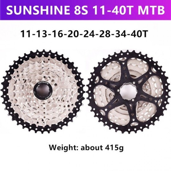8Speed Freewheel MTB Mountain Bike  Cassette 11-32T/11-36T/11-40T/11-42T  Freewheel