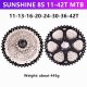 8Speed Freewheel MTB Mountain Bike  Cassette 11-32T/11-36T/11-40T/11-42T  Freewheel