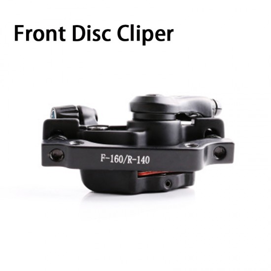 Bicycle Disk Brake Set Mountain Bike Brake Mechanical Line Pulling Road Disc Brake Front Rear Caliper Rotor 160mm Cable Set