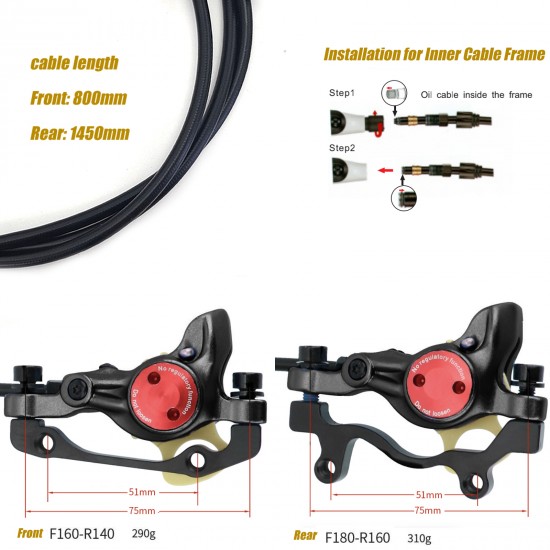 HB-875 Brake Bicycle Bike Mtb Hydraulic Disc Brake Mountain Bike Brake Better Than M395 M447 