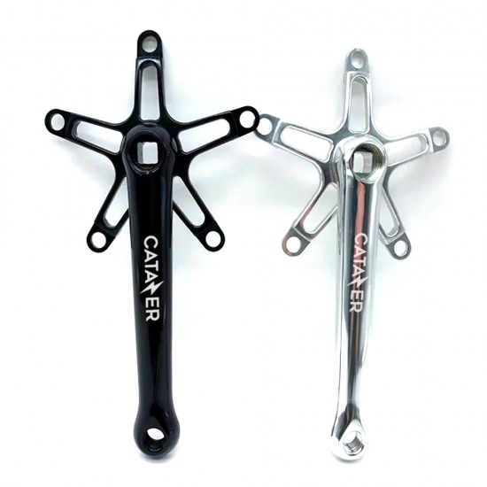 Lightweight Forged Alloy Crank Arm Length 170mm for MTB & Road Bicycles & Brompton Folding Crankset Bike Parts
