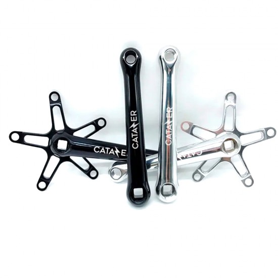 Lightweight Forged Alloy Crank Arm Length 170mm for MTB & Road Bicycles & Brompton Folding Crankset Bike Parts