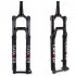 CATAZER Bike Air Suspension Fork, 27.5/29 Inch MTB Fork 140mm Travel, Tapered Tube 1-1/8 and 1-1/2 Mountain Bike Fork Thru Axle 15mm×100mm with Rebound Damping