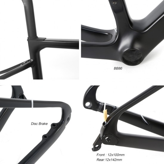 Carbon Fiber Road Bicycle Frame Disc Brake
