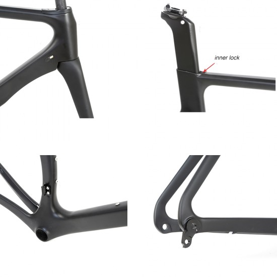 Carbon Fiber Road Bicycle Frame Aero Disc Brake