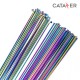 14G Laser Color Round Spoke with nipples 50mm-310mm  J-bend and Straight Pull