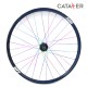 14G Laser Color Round Spoke with nipples 50mm-310mm  J-bend and Straight Pull