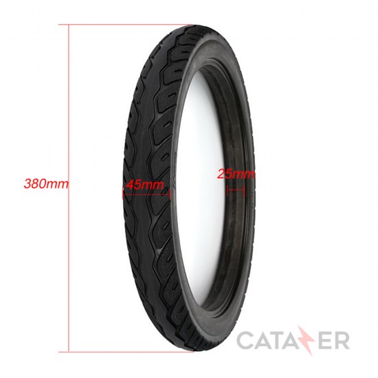 16*1.75 Solid Tires 16 Inch Rubber Solid Tyre for Clindren or Electric Bike Non inflation Tire compatible 16x1.50