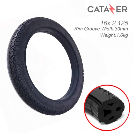 16*2.125 inches solid tire for bicycle and bike tire Kid bike Non inflation Tire