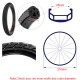 18x1.75  Electric Bike Scooter Solid Tire