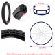24*1.75 E Bile Solid Tire Non inflation Bicycle Tire