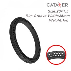 20*1.5 Honeycomb Bicycle Infolation Solid Tyre 