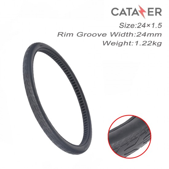 24*1.50 Bicycle Honeycomb Solid Inflation Free Tire Without Inner Tube
