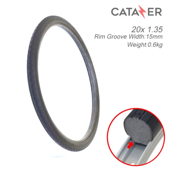 20*1.35 Bicycle Solid Tires BMX Inflation-free Tire