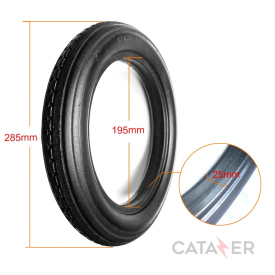 12 1/2*2 1/4  Inches Solid Tire for Bicycle 12inch Bicycle tire Anti Stab MTB Riding Road Bike Tyre