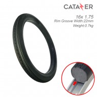 16*1.75 Bicycle Solid Tire Without Tube Anti Stab Riding Clidren BMX MTB E Bike No Inflation Tyre