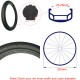 16*1.75 Bicycle Solid Tire Without Tube Anti Stab Riding Clidren BMX MTB E Bike No Inflation Tyre