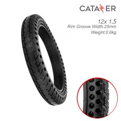 12*1.5  / 12*2.125 Honeycomb Solid Tire Explosion-Proof 12 1/2*2 1/4 Solid Tires Electric Scooter 