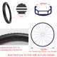 20*1.5 Honeycomb Bicycle Infolation Solid Tyre compatible 20x1.5 20x1.75 20x1.95