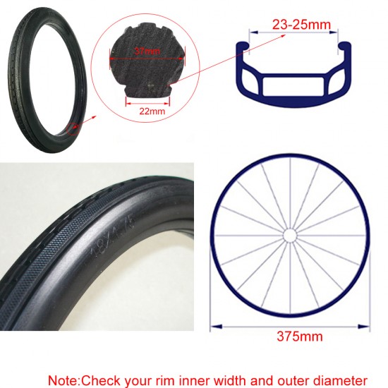 18*1.75 Bicycle Solid Tire Non inflation Tire