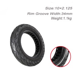 Electric Scooter Tire 10×2.125 Honeycomb Tire for Xiaomi/New Dualtron/ Inokim OX/ Zero 11/ Apollo