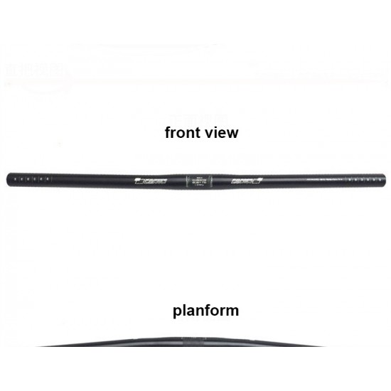 Aluminum Alloy Folding Bike Handlebar Straight Handlebar MTB Handlebar Fixed Gear Bend Bicycle Handlebar 600mm
