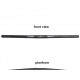 Aluminum Alloy Folding Bike Handlebar Straight Handlebar MTB Handlebar Fixed Gear Bend Bicycle Handlebar 600mm