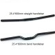 Aluminum Alloy Folding Bike Handlebar Straight Handlebar MTB Handlebar Fixed Gear Bend Bicycle Handlebar 600mm