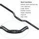 Aluminum Alloy Folding Bike Handlebar Straight Handlebar MTB Handlebar Fixed Gear Bend Bicycle Handlebar 600mm