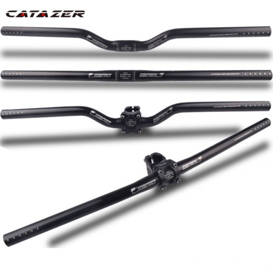 Aluminum Alloy Folding Bike Handlebar Straight Handlebar MTB Handlebar Fixed Gear Bend Bicycle Handlebar 600mm