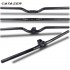 Aluminum Alloy Folding Bike Handlebar Straight Handlebar MTB Handlebar Fixed Gear Bend Bicycle Handlebar 600mm