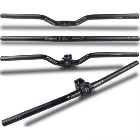 MTB Rise Bar 25.4x600mm Mountain Bicycle Handlebar Folding Bicycle MTB Fixed Gear Swallow-Shaped Handlebar Flat Handlebar