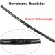 MTB Rise Bar 25.4x600mm Mountain Bicycle Handlebar Folding Bicycle MTB Fixed Gear Swallow-Shaped Handlebar Flat Handlebar