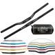 MTB Bicycle Parts Mountain Bike Handlebar Aluminum Alloy Flat Swallow-shaped Handler Bar Lightweight 31.8*620mm / 1.25 * 24.41in