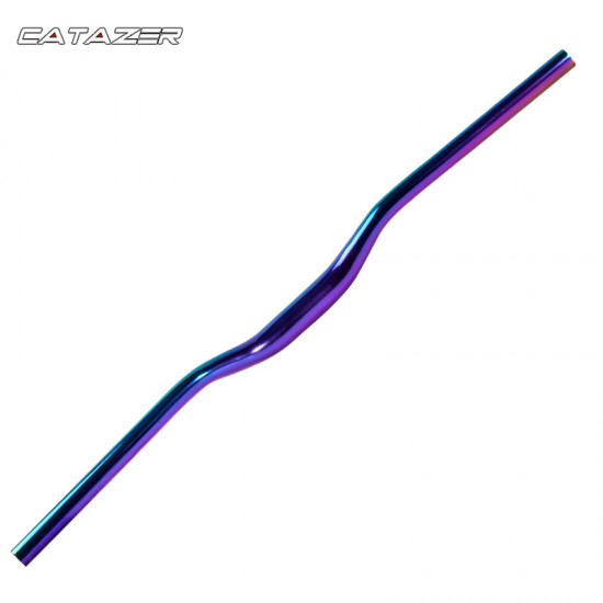 Colorful Bicycle Swallow Handlebar AM MTB XC DH 31.8*750mm Laser Racing Bike HandlebarMountain Road Bike Handlebar