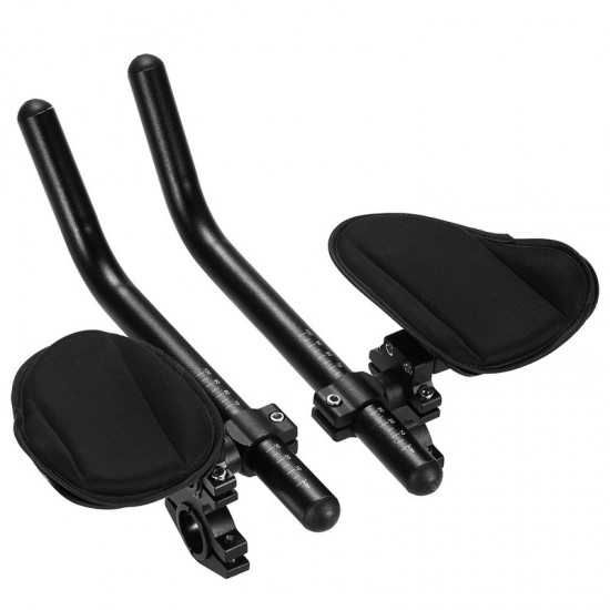 Triathlon Aerobar Bicycle Rest TT Handlebar Clip Aerobar Handlebar Tri Bars MTB Road Bike Aluminum Alloy Cycling Rest Handlebar