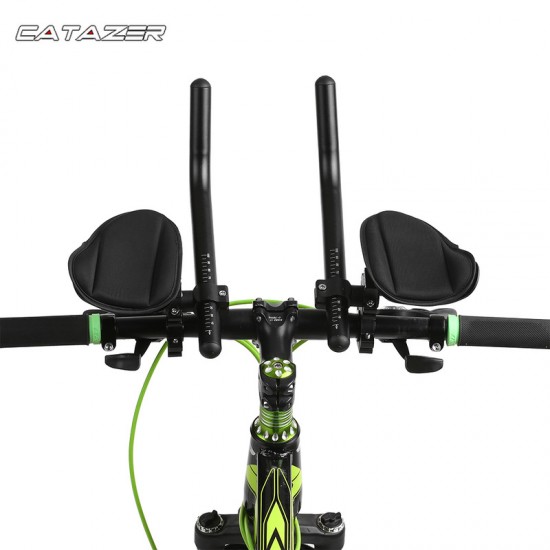 Triathlon Aerobar Bicycle Rest TT Handlebar Clip Aerobar Handlebar Tri Bars MTB Road Bike Aluminum Alloy Cycling Rest Handlebar