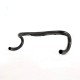 Aluminum Alloy Road Bike Handlebars with Bicycle Stem Flat Bike Handle Flat Road Bend Handlebar + Stem Two-piece Set