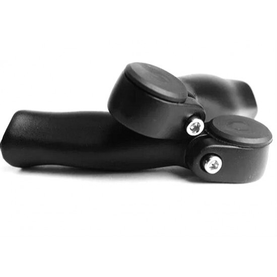 Aluminum Alloy Mountain Bicycle Vice Handle Black Bike Handle Claw Horn Ergonomic Handlebar Bike Parts