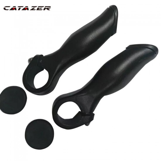 Aluminum Alloy Mountain Bicycle Vice Handle Black Bike Handle Claw Horn Ergonomic Handlebar Bike Parts