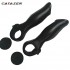 Aluminum Alloy Mountain Bicycle Vice Handle Black Bike Handle Claw Horn Ergonomic Handlebar Bike Parts