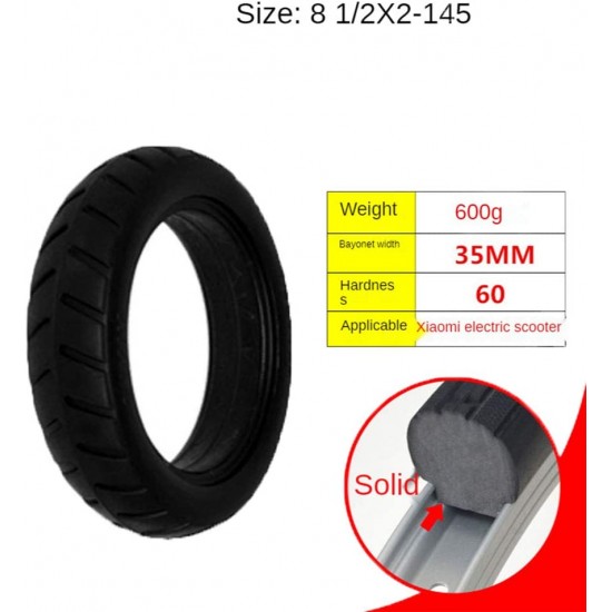 8 1/2 x2 -145 for xiaomi Electric Scooter Solid Tire