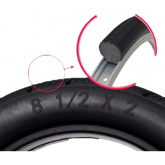 8 1/2 x2 -145 for xiaomi Electric Scooter Solid Tire